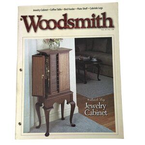 Woodsmith Woodworking Magazine u Vol 18 Issue 106 Aug 1996 Jewelry Cabinet Vtg
